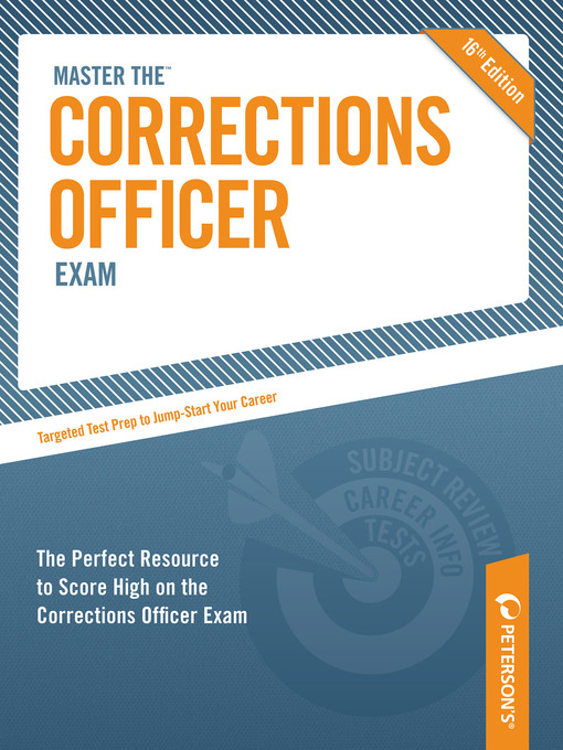 Title details for Master the Corrections Officer Exam by Peterson's - Available